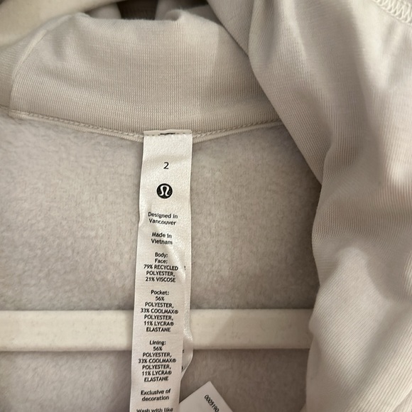 Lululemon Looped Terry Fleece Half-Zip Hoodie - Picture 7 of 8